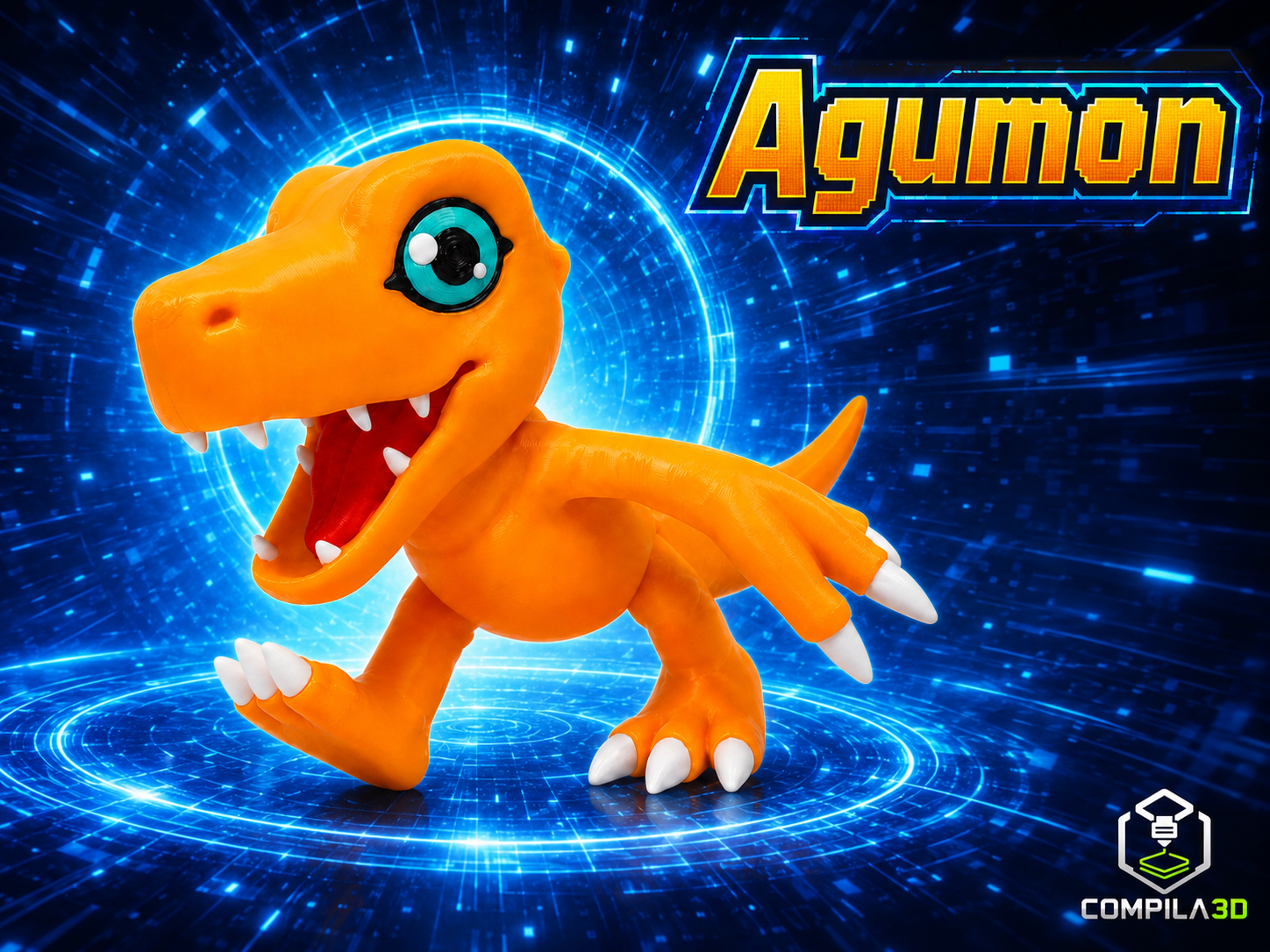 Boneco Agumon Digimon